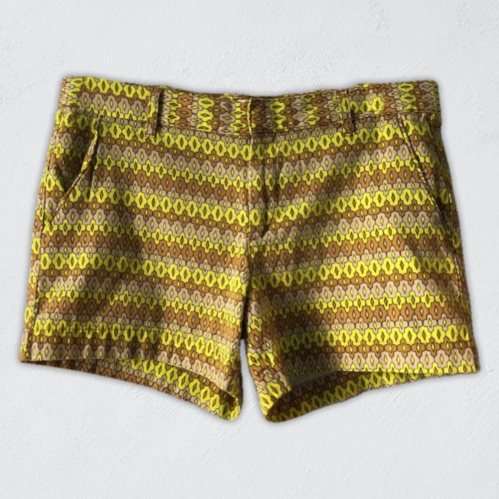 Joe Fresh Geometric Print Patterned Mod Shorts 6